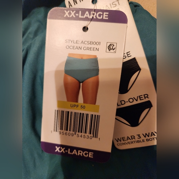Anne Cole Women's Plus Convertible High Waist Bottom Size XXL - Picture 10 of 15